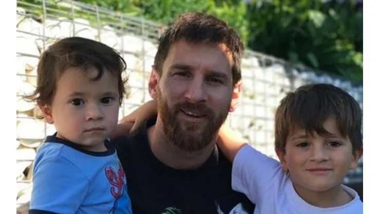 La pose del hijo de Messi que explotó en Twitter