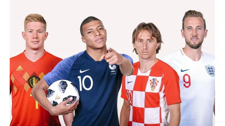 El once ideal de los fans del Mundial de Rusia 2018