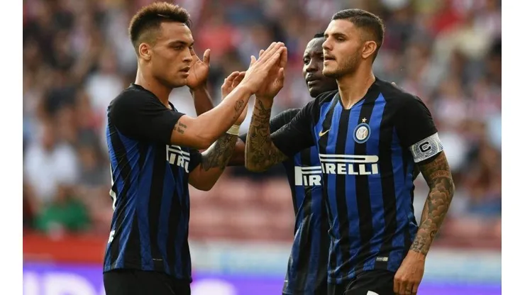 Después de un gran pase de Lautaro Martínez, Mauro Icardi empató para el Inter