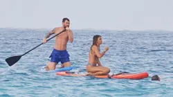 Foto de Lionel Messi junto a Antonella Roccuzzo.