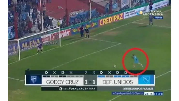 Picando el último penal, CADU sacó a Godoy Cruz de la Copa argentina