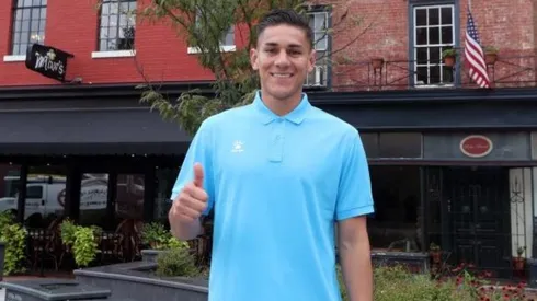 El defensor costarricense fue recibido por la delegación en Virginia