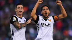 Dani Parejo con la camiseta de Valencia.