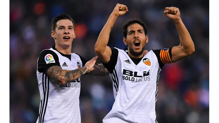 Dani Parejo con la camiseta de Valencia.