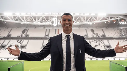 Cristiano ya posó en el Juventus Stadium.
