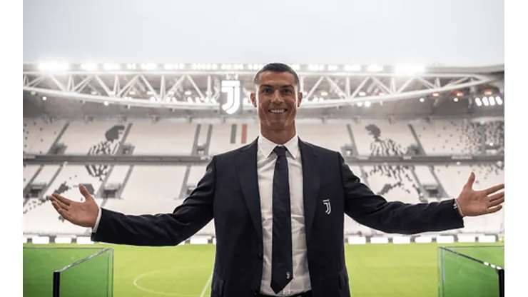 Cristiano ya posó en el Juventus Stadium.