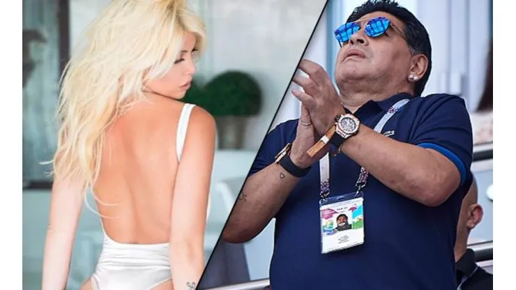 Revelan el secreto jamás contado entre Maradona y Wanda Nara