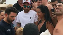 Lionel Messi fue acosado por un grupo de fanáticos en Ibiza