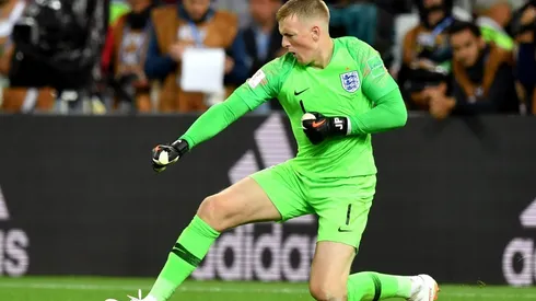 Jordan Pickford durante el Mundial de Rusia.