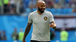Thierry Henry en la Selección de Bélgica.