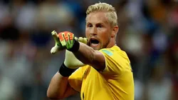 Kasper Schmeichel durante el Mundial de Rusia.