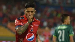 EL GOLEADOR. Germán Cano marcó en el inicio para el 1-0 del DIM contra Boca.