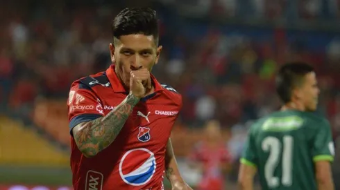 EL GOLEADOR. Germán Cano marcó en el inicio para el 1-0 del DIM contra Boca.