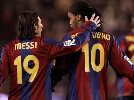 Barcelona quería sumar "Me Gusta" en Instagram y subió foto de Messi y Ronaldinho
