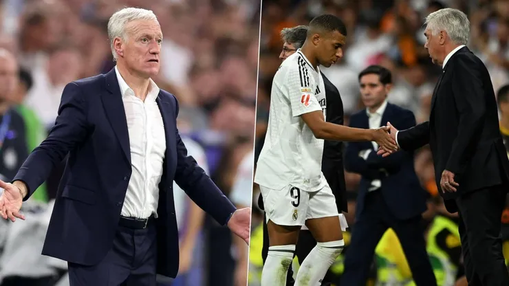 Didier Deschamps reconoció que hubo choque de intereses entre la Selección de Francia y el Real Madrid por Kylian Mbappé.