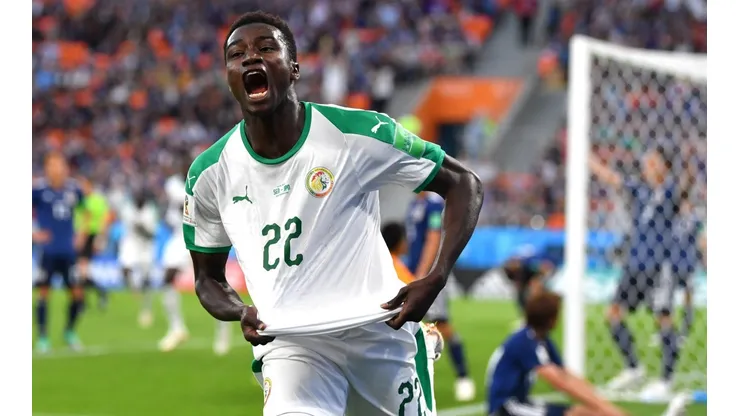 Foto de Moussa Wagué, jugador de Senegal.