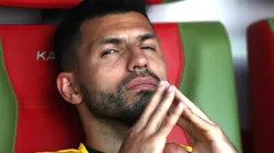 Foto de Sergio Agüero, jugador de la Selección Argentina.