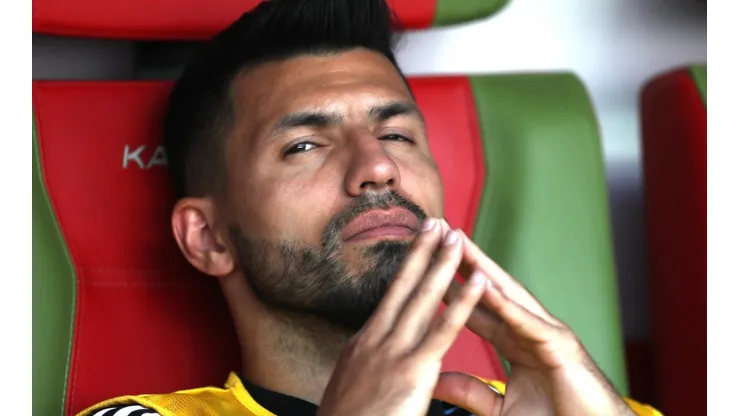 Foto de Sergio Agüero, jugador de la Selección Argentina.