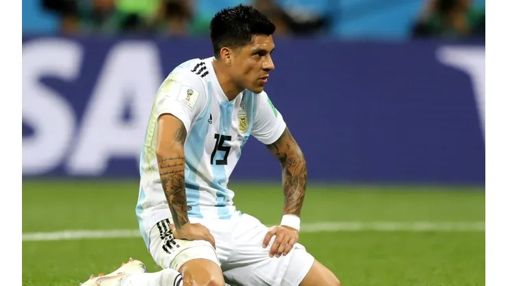 Foto de Enzo Pérez, jugador de la Selección Argentina.
