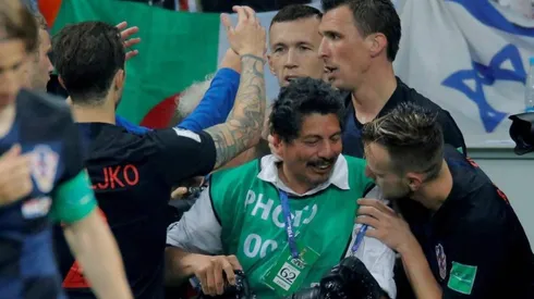 Yuri Cortez fue sorprendido en el episodio de la celebración de los croatas