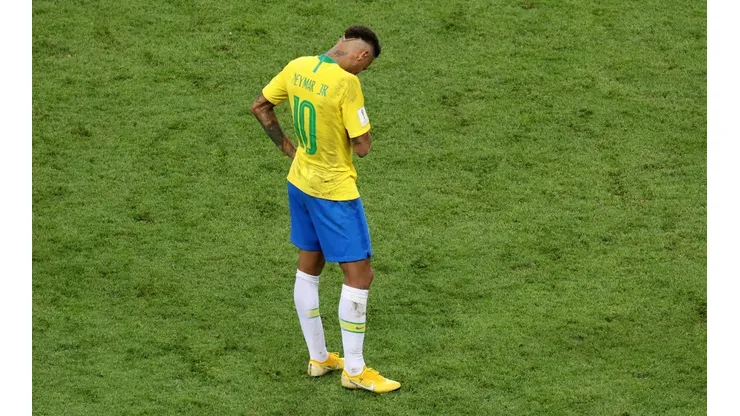 Foto de Neymar, jugador de Brasil.