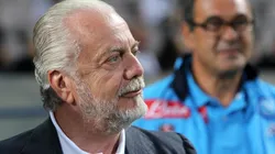 FUERTES PALABRAS. Aurelio De Laurentiis junto a Maurizio Sarri en la Serie A (Foto: Getty).