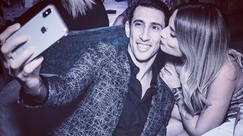 La tierna foto de la mujer de Di María con sus dos hijos y un gran mensaje