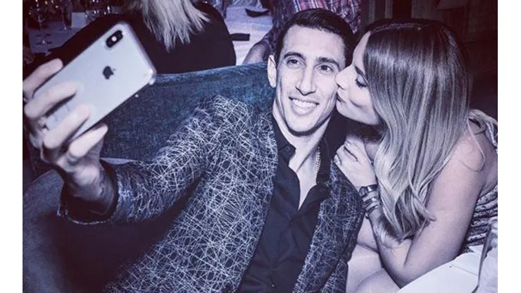 La tierna foto de la mujer de Di María con sus dos hijos y un gran mensaje