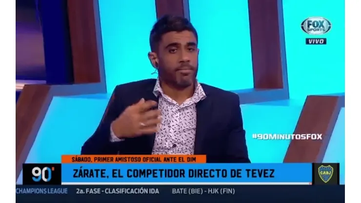 Fede Bulos: "Zárate en Boca no puede ser tan morfon como en Vélez"