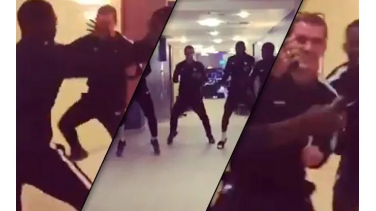 El baile viral de Griezmann, Pogba, Dembelé y Mendy antes de la final del Mundial