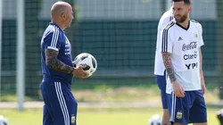 Messi habría tenido un fuerte cruce con Sampaoli