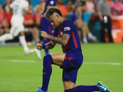 Neymar empujó a Arthur para que llegue al Barcelona