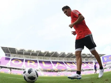 Quintero se compró a los hinchas de River: "Mi casa"