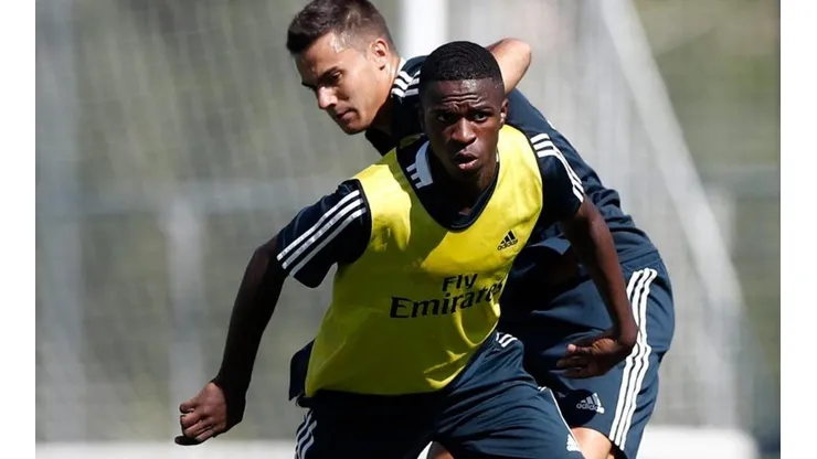 Video: la gran jugada de Vinicius en su primer entrenamiento.