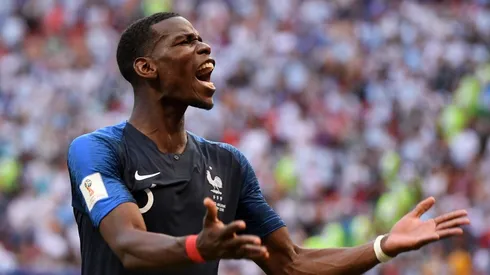 Foto de Pogba, jugador de Francia.