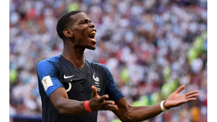 Foto de Pogba, jugador de Francia.