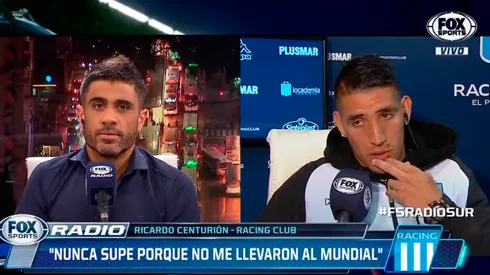 Centurión: "Me sentí un b...... con la Selección"