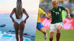 Foto de Chicharito con su chica que explota la tierra.