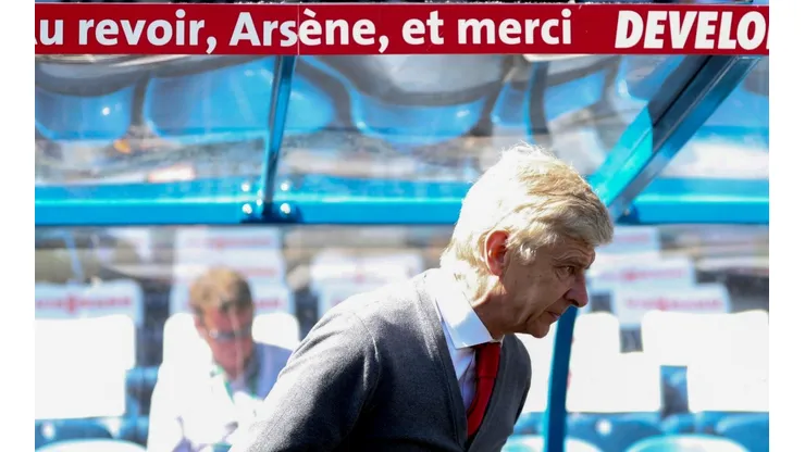 Arsene Wenger en su despedida del Arsenal