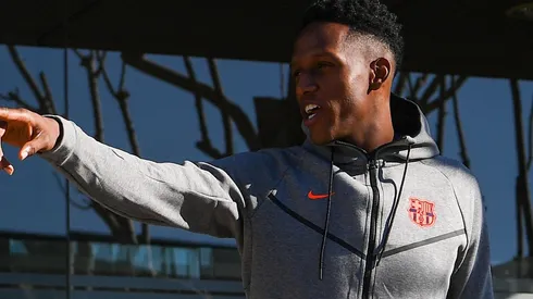 ALLÁ NO VOY. Yerry Mina no quiere moverse de Europa esta temporada (Foto: Getty).