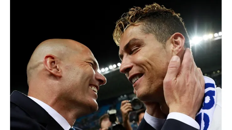 Foto de Zinedine Zidane, entrenador de Real Madrid.