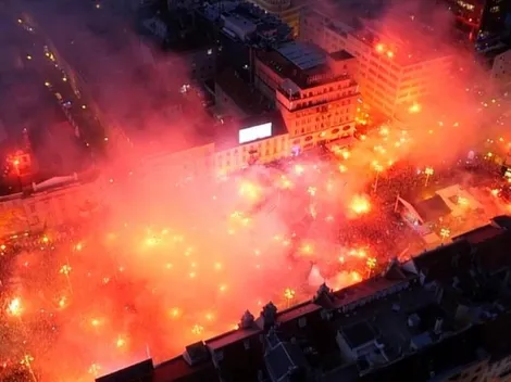 Croacia recibió a sus héroes prendiendo fuego todo