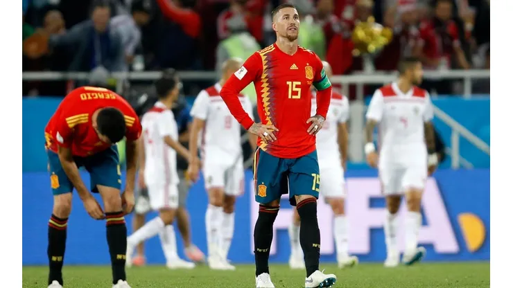España empató ante Marruecos
