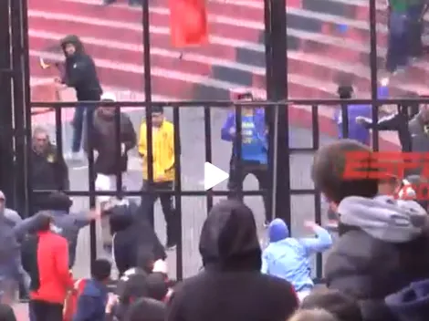 Los violentos no se toman vacaciones: escándalo entre los hinchas de Central y Colón