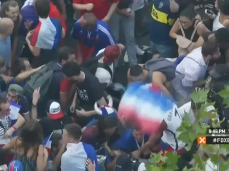 Boca, presente en los festejos de Francia campeón