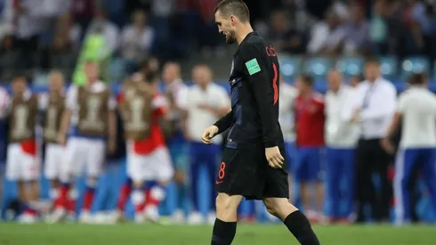 CABEZA BAJA. Mato Kovacic igual estuvo disponible para la final del Mundial (Foto: Getty).