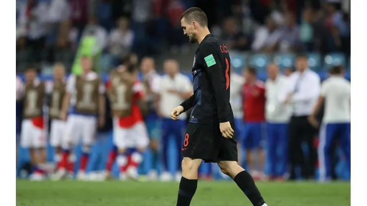 CABEZA BAJA. Mato Kovacic igual estuvo disponible para la final del Mundial (Foto: Getty).