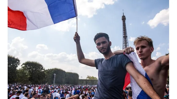 Pura fiesta en la capital francesa.