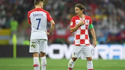 Modric y Rakitic en el partido ante Francia