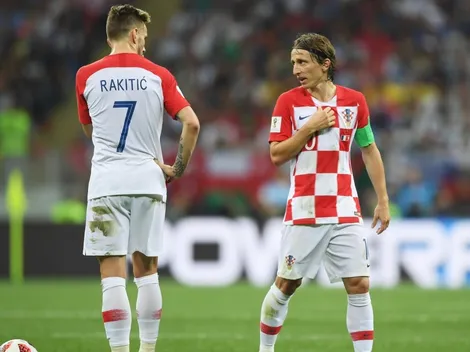 La emocionante foto de Modric y Rakitic luego de la derrota